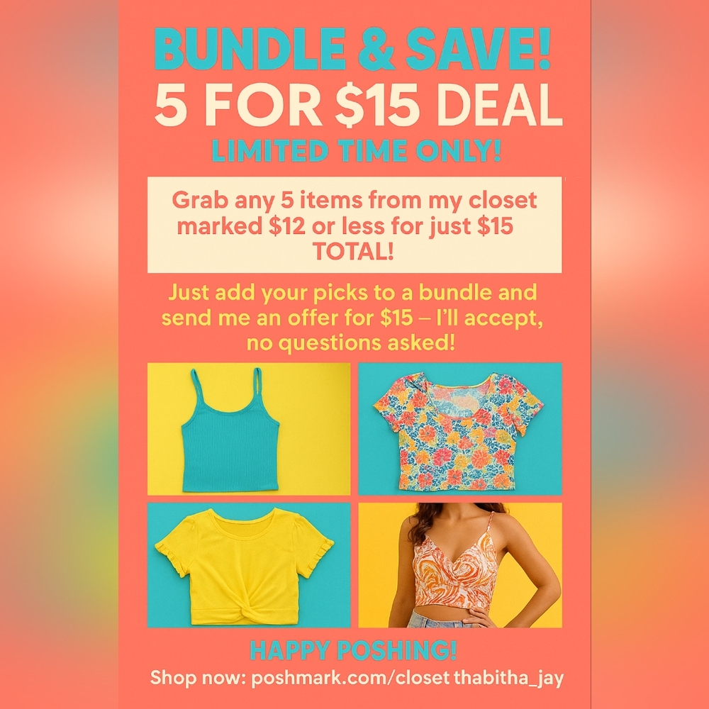*5/$15* Bundle Promotion Women's Clothing